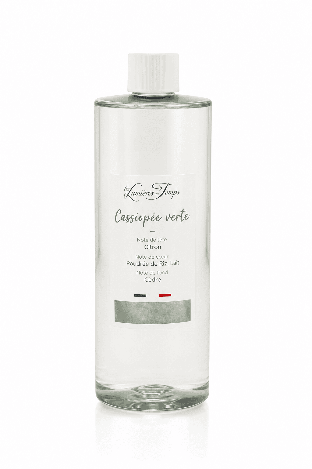 CASSIOPÉE VERTE kolekcijos namų kvapo papildymas, 400 ml. Ryžių pudros kvapas.